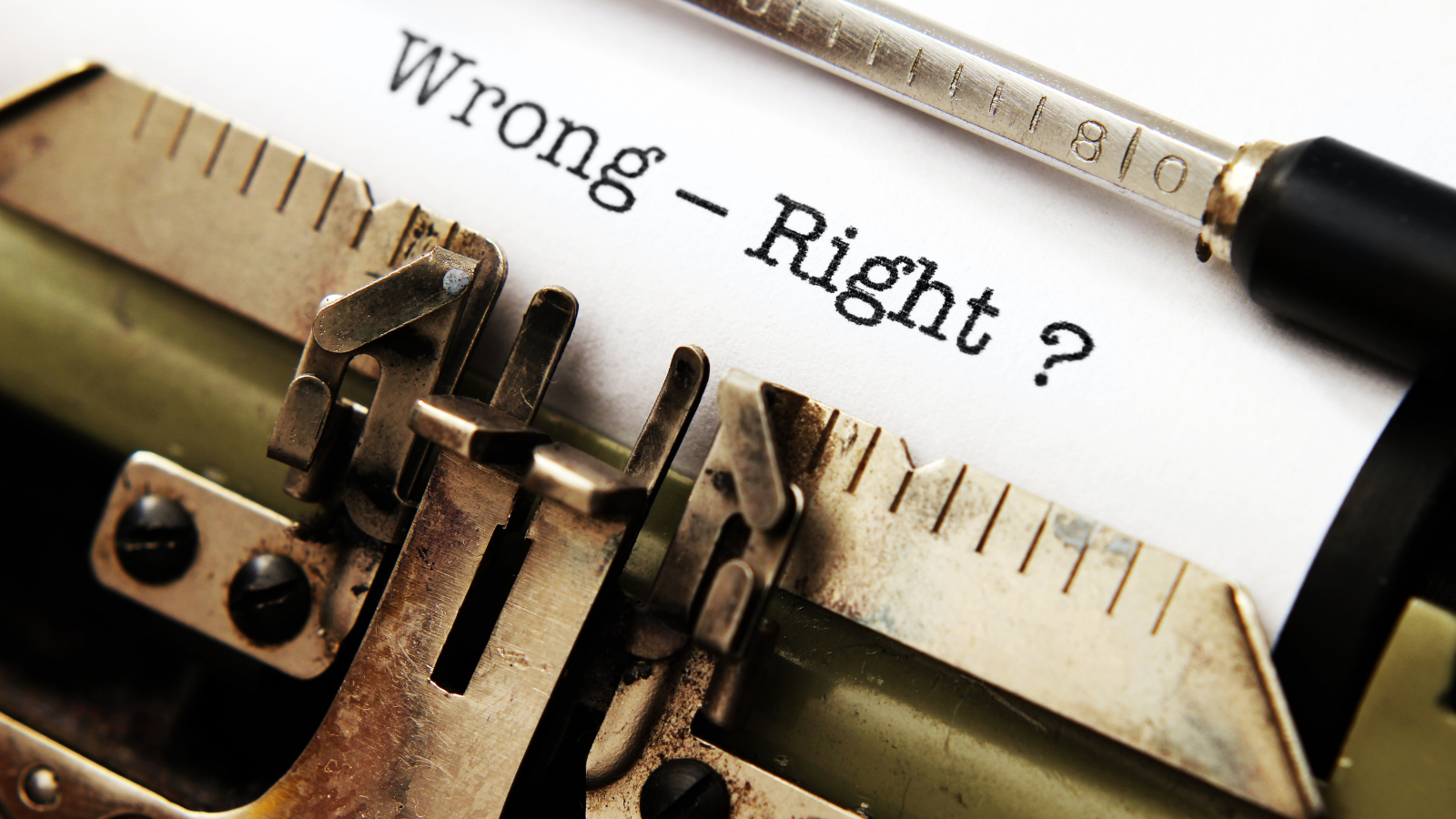 Being Right vs. Getting it Right